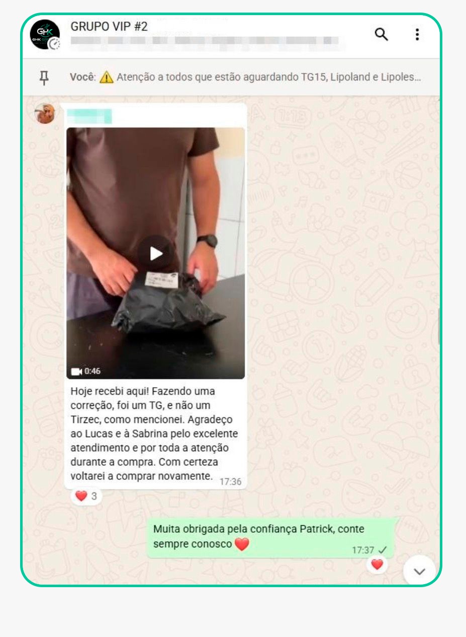 Depoimento de cliente 10