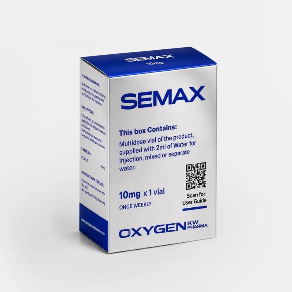 Semax 10mg (Liofilizada) com Água Bacteriostática — Oxygen Pharma