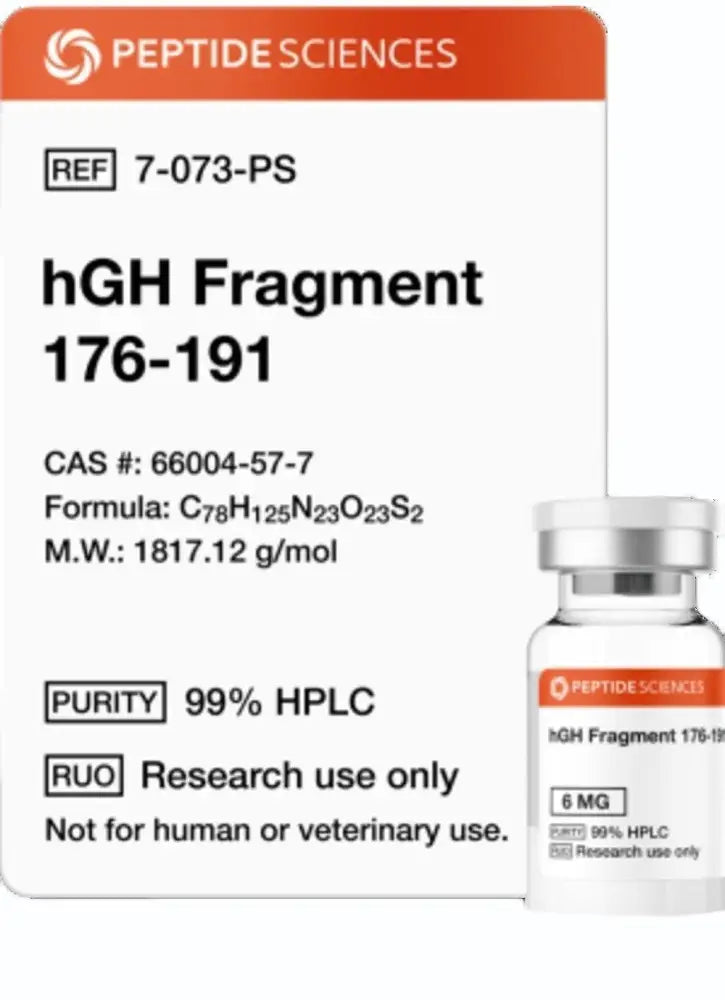 hGH Fragment 6mg 176-191 - Peptide Sciences - 1 vial