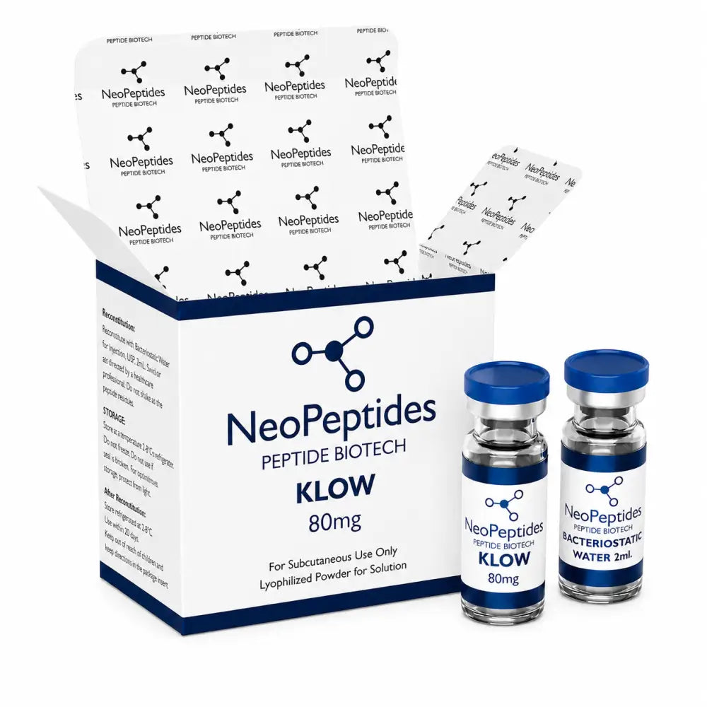 Klow 80Mg Blende com Água Bacteriostática - NeoPeptides